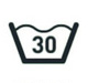 Wash at or below 30°C